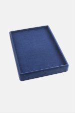 Dikey Anfora Kumaş Batırmalı Yüzük Tablası 17X23-Lacivert - Görsel 2