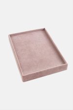 Dikey Anfora Kumaş Batırmalı Yüzük Tablası 17X23-Açık Pembe - Görsel 2