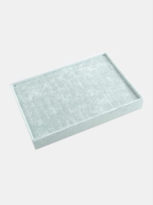 Dikey Anfora Kumaş Batırmalı Yüzük Tablası 17X23-Gri