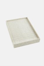 Dikey Anfora Kumaş Batırmalı Yüzük Tablası 17X23-Krem - Görsel 2