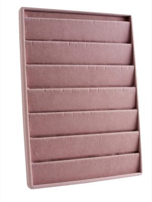 Dik Anfora Kumaş Küpelik 24X34-Açık Pembe
