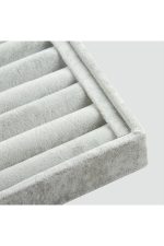 Sosisli Flok Yüzük Kelepçe Standı Büyük-Siyah