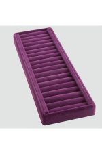 Sosisli Flok Yüzük Kelepçe Standı Büyük-Mor - Görsel 3