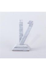 Anfora Kumaş Palmiye Küpelik-Açık Gri - Görsel 3