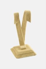 Anfora Kumaş Palmiye Küpelik-Sarı - Görsel 3