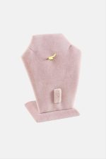 Kadife Set Kolye Standı-Açık Pembe - Görsel 2