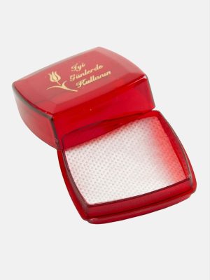 İyi Günlerde Kullanın Yazılı Gram Altın Kutusu Küçük-Kırmızı