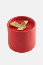 Yuvarlak yüzük Kutusu-Kırmızı - Görsel 2