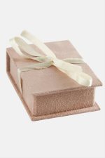 Süet Lüx Set Kolye Kutusu-Yavruağzı - Görsel 2