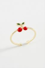 Meyveli Karışık Lüks Eklem Yüzük 1 Adet-Kırmızı - Görsel 2