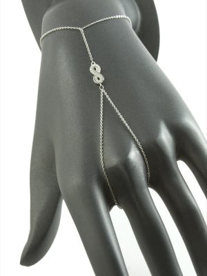 Sonsuzluk Zirkon Taşlı Lüks Çelik Şahmeran-Gümüş Rengi