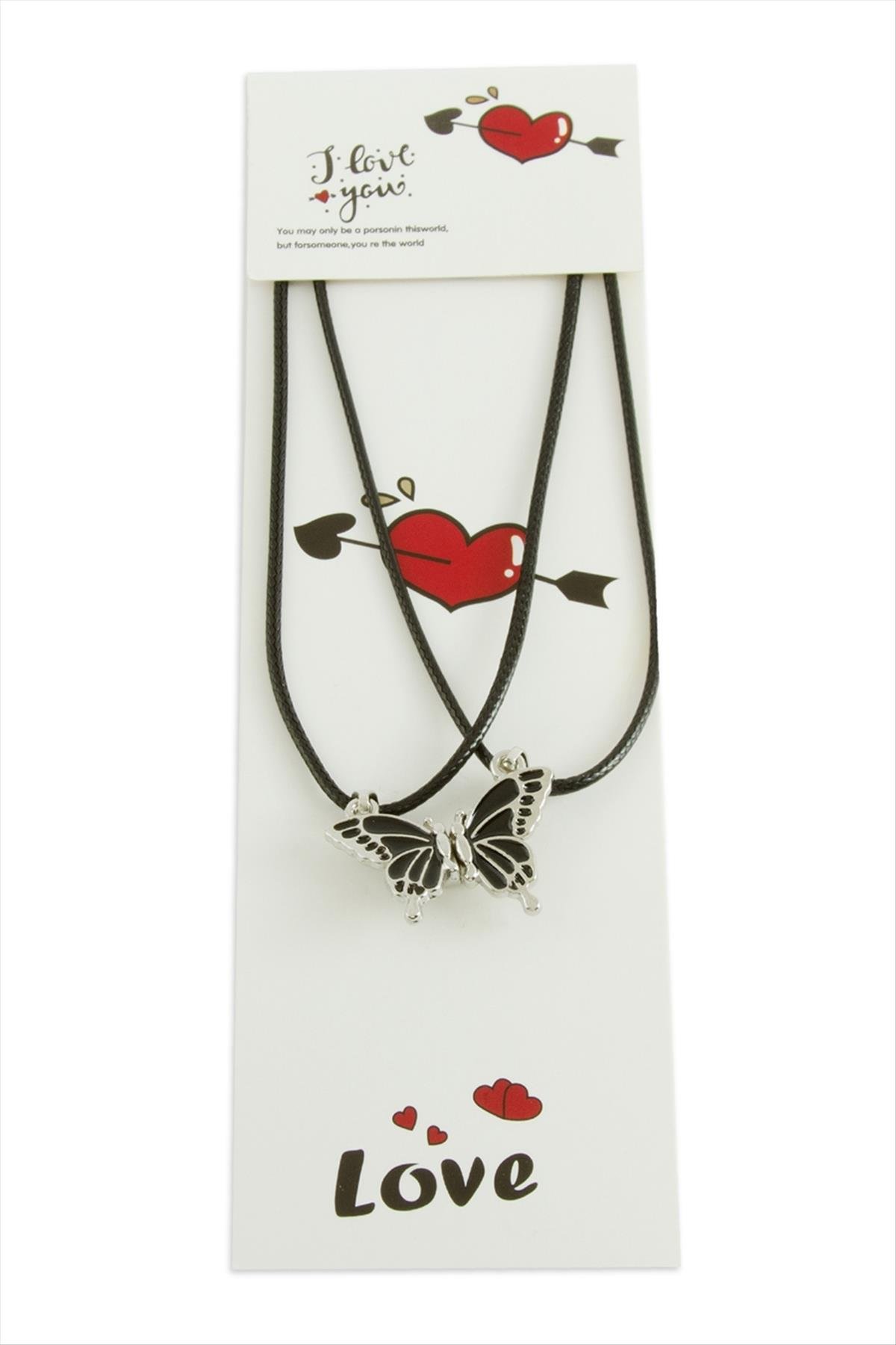 1209682_kelebek-arkadaslik-kolyesi-cift-kolye-6132-.jpg Kelebek Arkadaşlık Kolyesi Çift Kolye-Siyah - Görsel 3