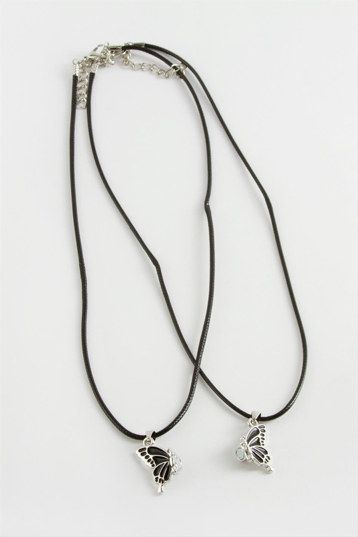 1209682_kelebek-arkadaslik-kolyesi-cift-kolye-fe23a6.jpg Kelebek Arkadaşlık Kolyesi Çift Kolye-Siyah - Görsel 1