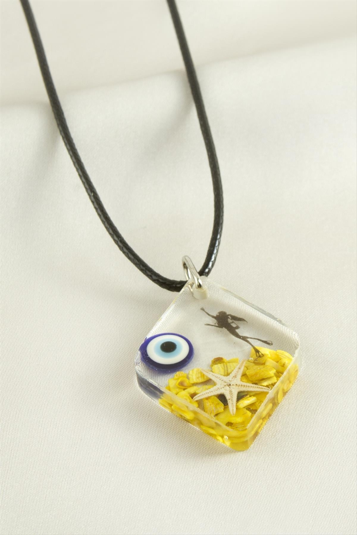 1209721_deniz-yildizi-epoksi-kolye-ad68-.jpg Deniz Yıldızı Epoksi Kolye-Sarı - Görsel 2