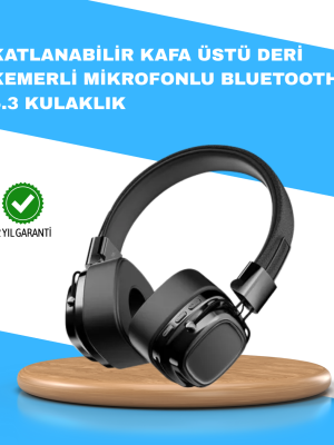 Katlanabilir Tasarımlı Taşınabilir Kablosuz Müzik Kulaklığı