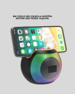 RGB Led Işıklı Güçlü Baslı Kablosuz Hoparlör - Görsel 2