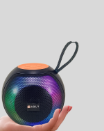 RGB Işıklı Taşınabilir Kablosuz Bluetooth Hoparlör - Görsel 5