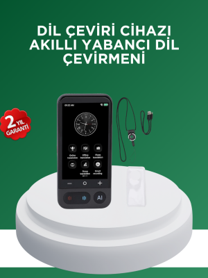 139 Dil Destekli Taşınabilir Sesli Çevirmen Cihazı