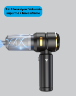 Araç İçi Derinlemesine Temizlik İçin Kompakt ve Ergonomik El Süpürgesi - Görsel 3