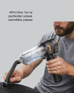 Yüksek Performanslı Araç İçi El Süpürgesi - Görsel 4