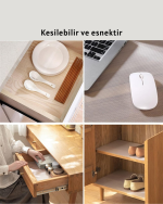 Kesilebilir şeffaf raflık çekmece kaplaması mutfak için - Görsel 4