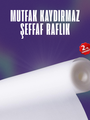 Su geçirmez kaydırmaz raflık ve çekmece astarı 3 metre