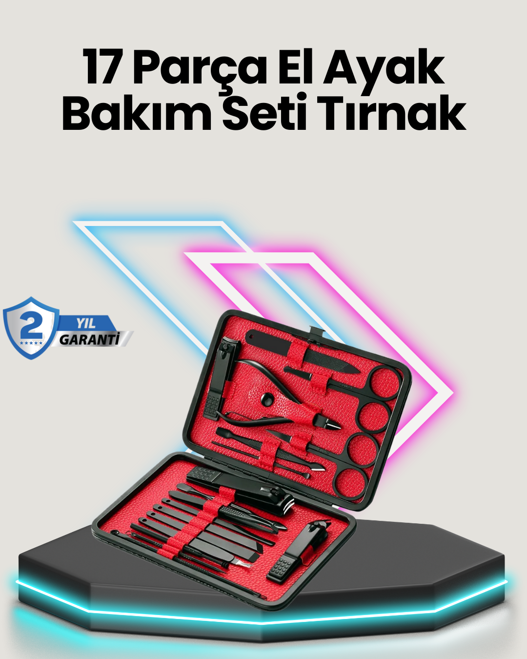 1209983_4-26.png Profesyonel Paslanmaz Çelik Manikür & Pedikür Seti - Görsel 1