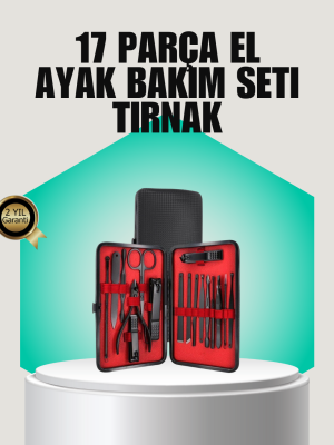 Siyah Kaymaz Teknolojili El ve Ayak Bakım Seti