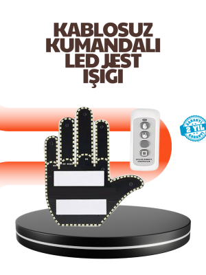 Araç İçin Eğlenceli LED El İşareti Işığı