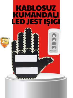 Uzaktan Kumandalı LED Jest Işığı – 3 Farklı Hareket Modu