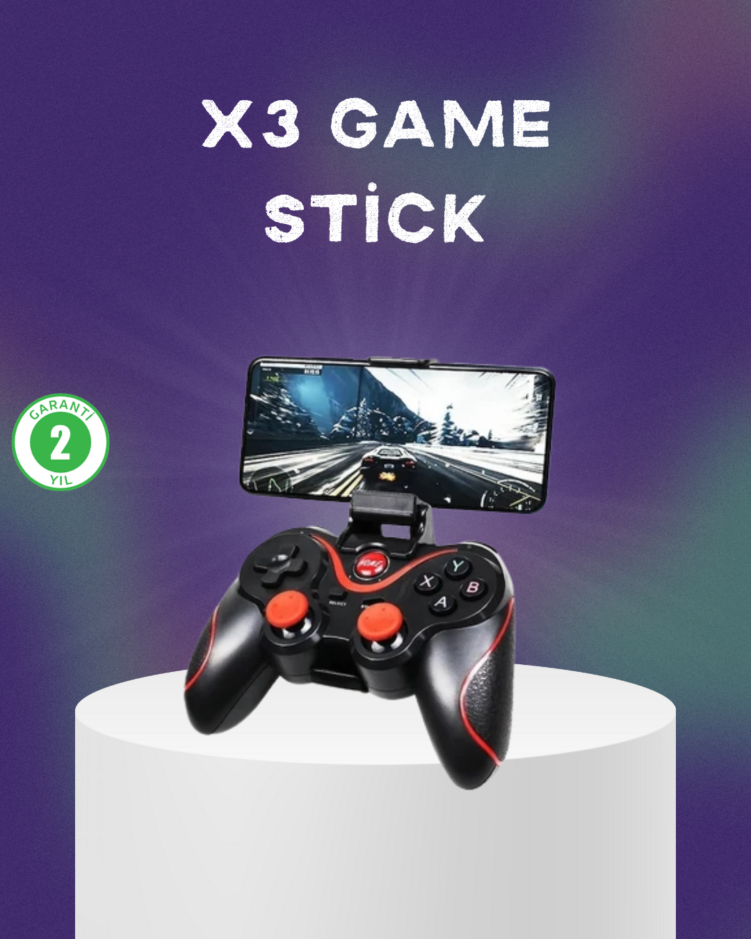 1210012_6-21.png Telefon, Tablet ve PC İçin Çok Fonksiyonlu Bluetooth Gamepad - Görsel 1