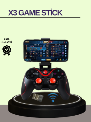 Çift Analog Joystick ve 14 Tuşlu Bluetooth Oyun Kumandası