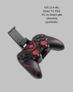 Ergonomik Tasarımlı Şarjlı Kablosuz Gamepad - Görsel 2