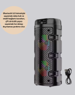 Uzun Pil Ömrü Sunan Kablosuz Bluetooth Hoparlör - Görsel 5