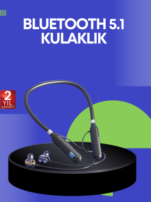 Ergonomik Tasarımlı IPX4 Suya Dayanıklı Bluetooth Kulaklık