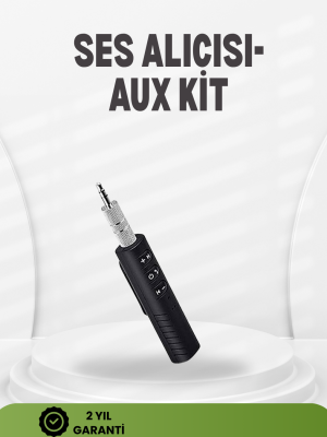 Kablosuz Ses Çözümü – 3.5mm Jaklı Bluetooth Müzik Alıcısı