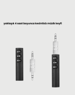 Bluetooth 4.1 Ses Alıcısı – Kablolu Cihazları Kablosuz Hale Getirin - Görsel 4