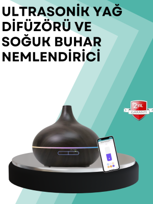 Büyük Su Hazneli Ultrasonik Difüzör ve Oda Nemlendirici