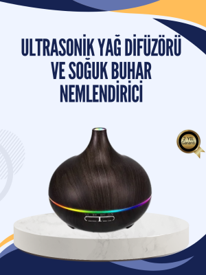 LED Işıklı Sessiz Çalışan Soğuk Buhar Nemlendirici