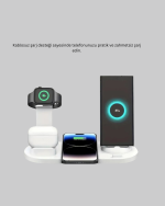 Modern Tasarımlı Çok Fonksiyonlu Kablosuz Şarj Standı - Görsel 3