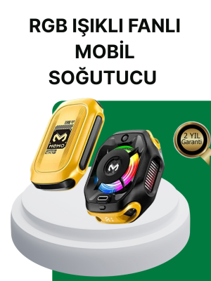 7 Kanatlı Vortex Fanlı Akıllı Telefon Soğutma Aparatı