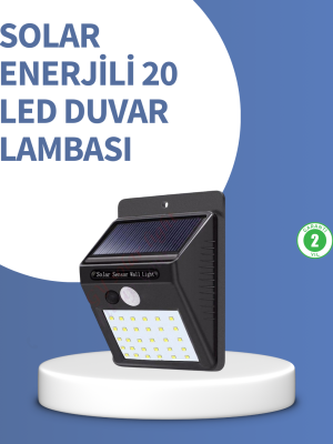 IP65 Dayanıklı Solar Enerjili Dış Cephe Aydınlatma