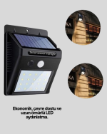 4 Modlu Solar LED Bahçe ve Garaj Lambası - Görsel 5
