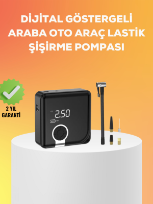 Çok Fonksiyonlu Akıllı Lastik Şişirme Cihazı