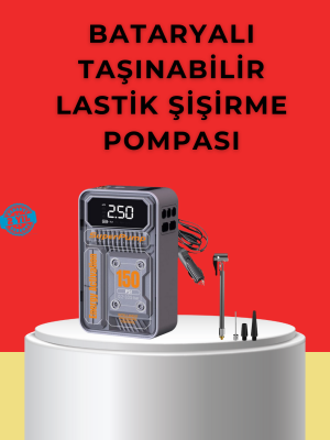 Hızlı Şişirme Güçlü Motorlu 150 PSI Araba Lastik Pompası