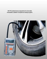 Hızlı Şişirme Güçlü Motorlu 150 PSI Araba Lastik Pompası - Görsel 3