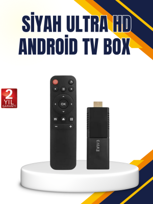 Android TV Stick 4K Ultra HD Görüntü Destekli