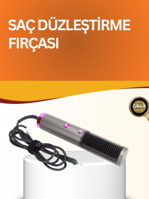 Çok Yönlü Kullanıma Uygun Saç Kurutma ve Düzleştirme Fırçası