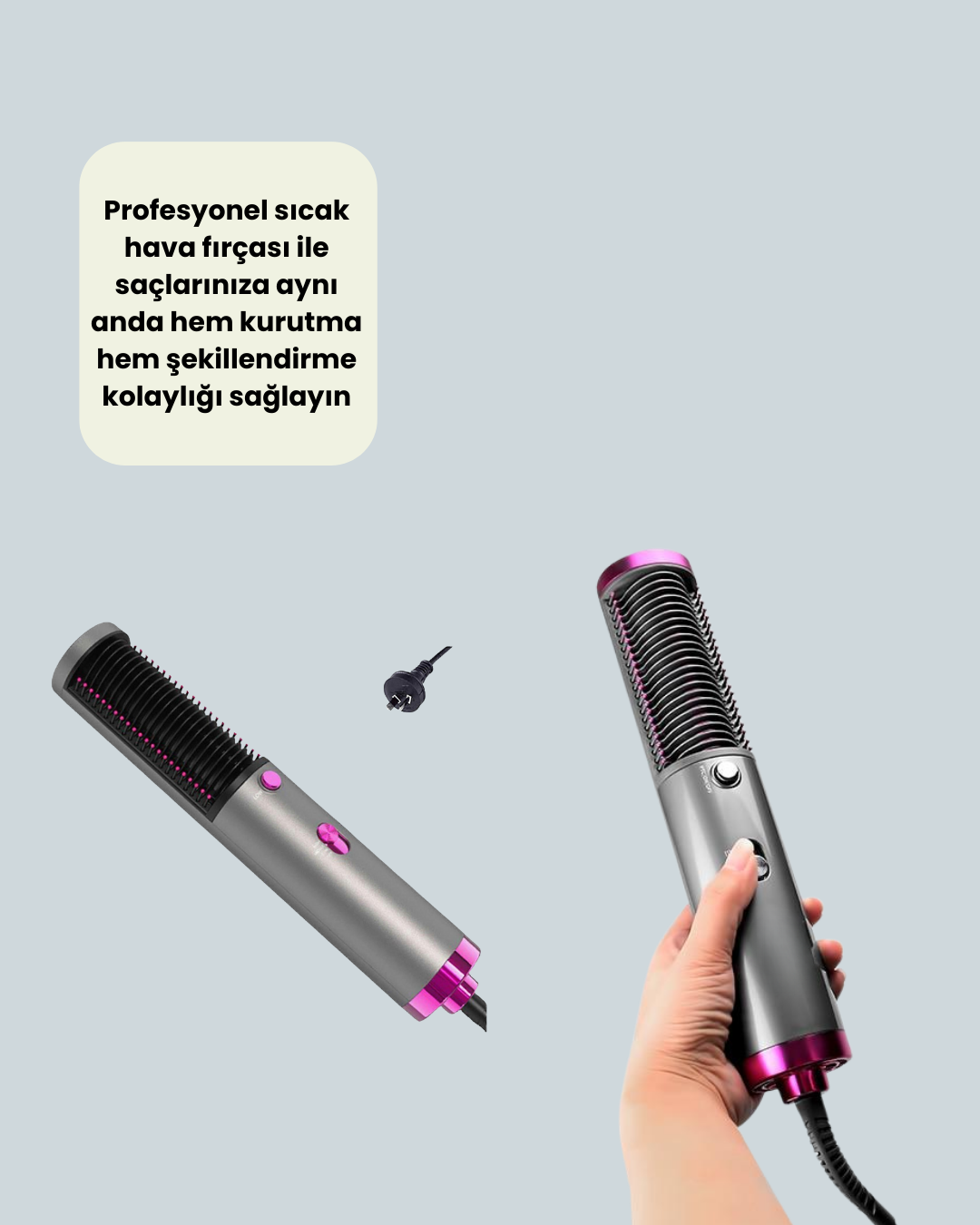 1210133_12.png Profesyonel İyon Teknolojili Sıcak Hava Fırçası - Görsel 3