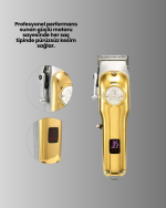 Güçlü Motorlu LCD Ekranlı Şarjlı Tıraş ve Şekillendirme Makinesi - Görsel 4